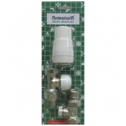 Armatura tiesus termostatinis ventilis radiatoriui 1/2" (komplektas) 757-000-07-BL