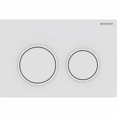 Geberit vandens nuleidimo mygtukas Omega20 Round 7