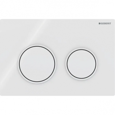 Geberit vandens nuleidimo mygtukas Omega20 Round 10