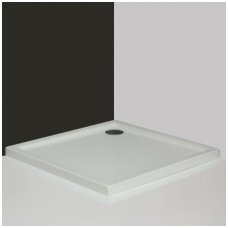 Roth kvadratinis dušo padėklas Flat Kvadro 900x900