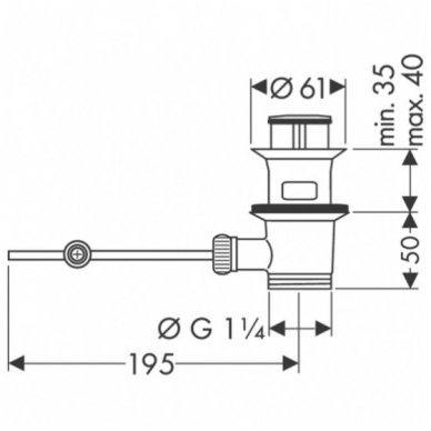 Hansgrohe maišytuvas praustuvui Talis Select E 240 4