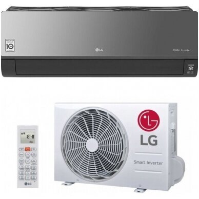 LG šilumos siurblys oro kondicionierius Artcool Mirror AC12BK