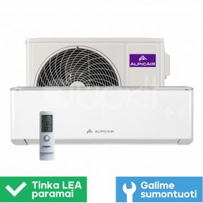 AlpicAir šilumos siurblys oro kondicionierius AWI/O-40HRDC1A