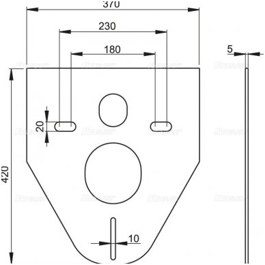 Alcadrain garso izoliacinė tarpinė 2