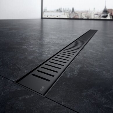 Alcadrain dušo latakas su grotelėmis 750mm APZ10BLACK 3