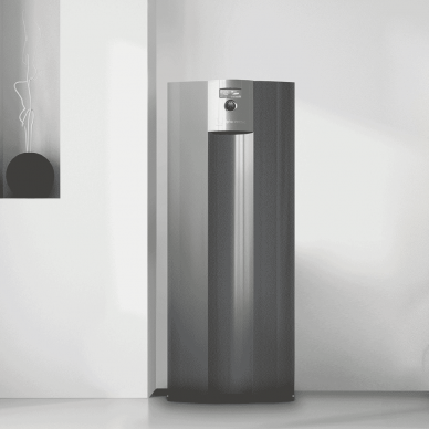 Alpha Innotec geoterminis šilumos siurblys gruntas-vanduo 3,2-17,2 kW + vandens šildytuvas 362 l Alterra V-Line SWCV 162K3 + WWS 405 2