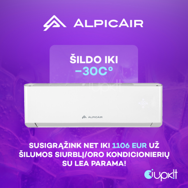 AlpicAir šilumos siurblys oro kondicionierius AWI/O-60HRDC1A1 2
