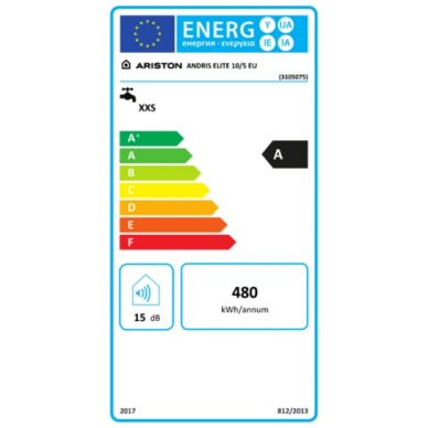 Ariston elektrinis vandens šildytuvas ANDRIS ELITE 10/5 EU 6