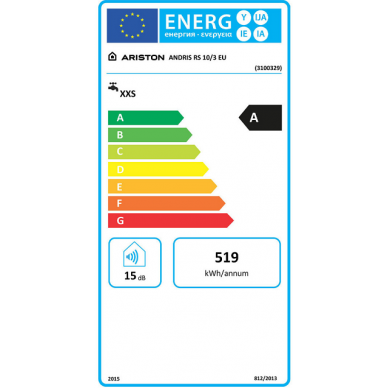 Ariston elektrinis vandens šildytuvas ANDRIS RS 10/3 EU 4