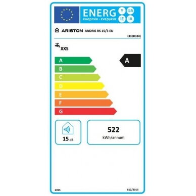 Ariston elektrinis vandens šildytuvas ANDRIS RS 15/3 EU 4