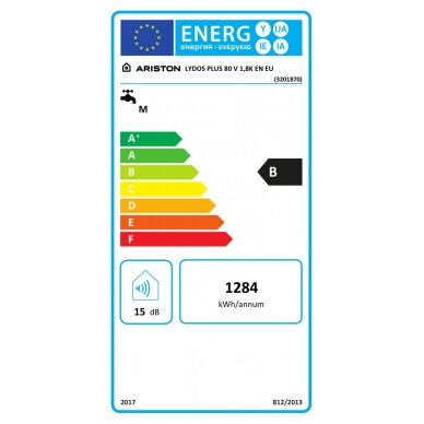 Ariston elektrinis vandens šildytuvas LYDOS PLUS 80 V EU 5