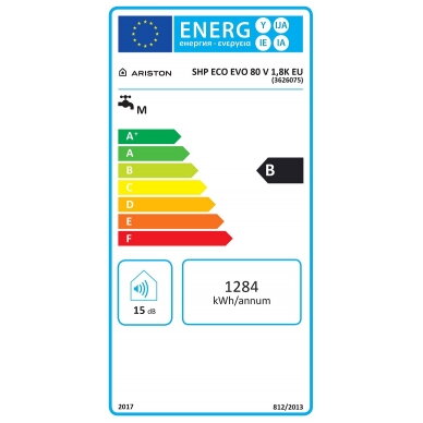 Ariston elektrinis vandens šildytuvas SHAPE ECO EVO 80 V EU 4