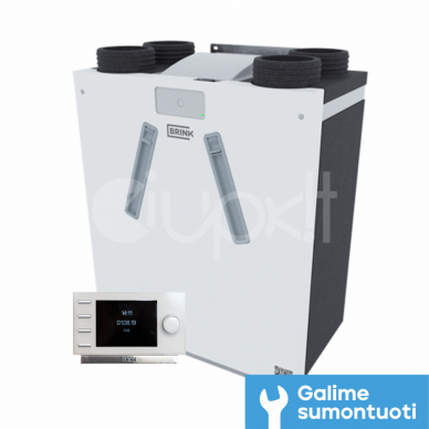 Brink entalpinis plokštelinis rekuperatorius Ease 200 Enthalpy