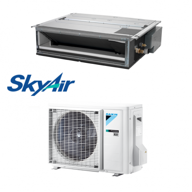 Daikin šilumos siurblys oro kondicionierius iki 250PA SkyAir FDA250A + RZA250D