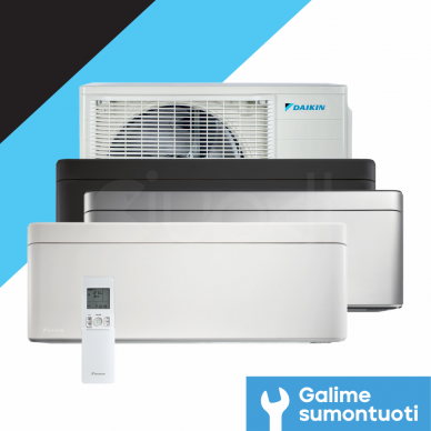 Daikin šilumos siurblys oro kondicionierius Stylish FTXA25 + RXA25A8 2