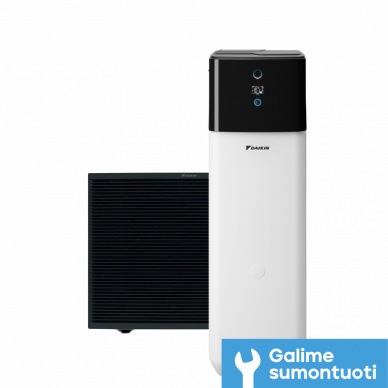 Daikin šilumos siurblys su integruota talpa 300 l Altherma 3 12,60/12,50 kW