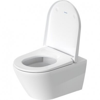 Duravit pakabinamas WC su dangčiu D-NEO Rimless + potinkinis rėmas ir mygtukas Durasystem 2