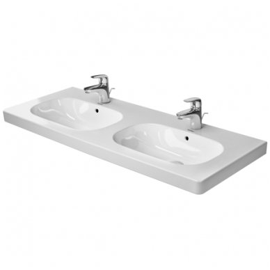 Duravit dvigubas praustuvas 1200x480 D-Code 034812
