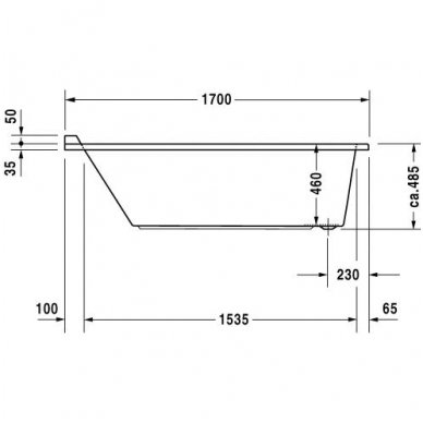 Duravit vonia Starck 1700x900 700337 4