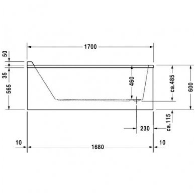 Duravit vonia Starck 1700x900 700337 5