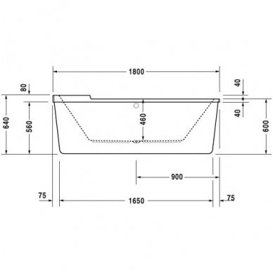 Duravit vonia Starck 1800x800 700010 3
