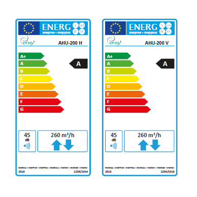 ENSY rotacinis rekuperatorius su integr. valdymu AHU-200 2