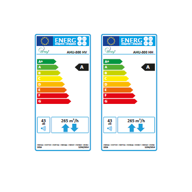 ENSY rotacinis rekuperatorius su integr. valdymu AHU-300H 2