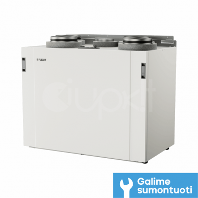 Flexit rotacinis rekuperatorius 700 m3 Nordic S7 RER, dešininis