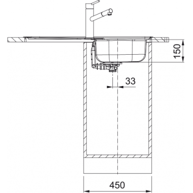 Franke nerūd. plieno plautuvė Spark SKN 611-86/44 3