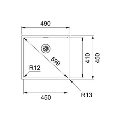 Franke plautuvė Box BXX 210/110-45 2