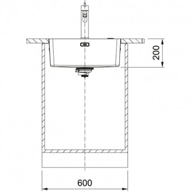 Franke plautuvė Mythos MYX 210-50 3