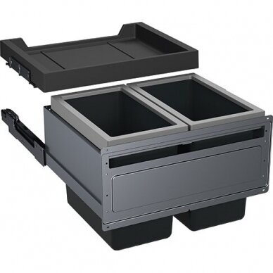 Franke šiukšlių rūšiavimo sistema FX 2x26l