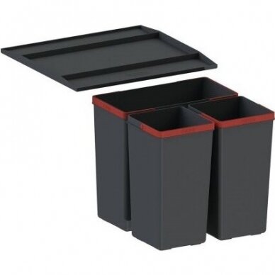 Franke šiukšlių rūšiavimo sistema EASY SORT 45 14,5l+2x7,5l