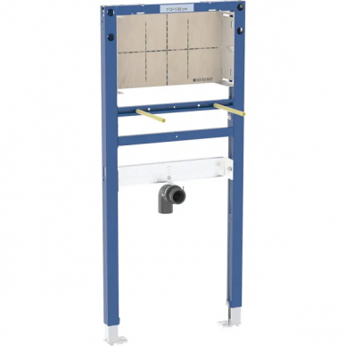 Geberit Duofix rėmas praustuvui, 112–130 cm, iš sienos montuojamiems maišytuvams