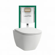 Laufen pakabinamo unitazo komplektas LUA