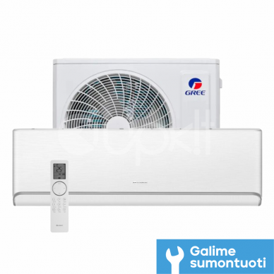 Gree oro kondicionierius šilumos siurblys Airy White 3,5/3,8 kW
