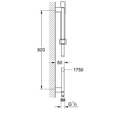 Grohe dušo komplektas Euphoria Cube Stick 2