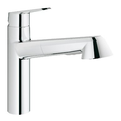 Grohe maišytuvas plautuvei su ištraukiamu dušeliu Eurodisc Cosmopolitan