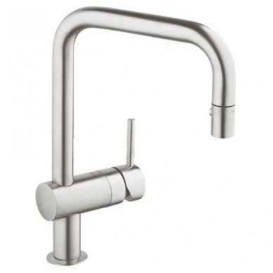 Grohe maišytuvas plautuvei su ištraukiamu dušeliu Minta 3