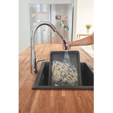 Grohe maišytuvas plautuvei su ištraukiamu žarna Zedra 9