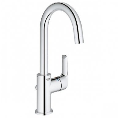 Grohe maišytuvas praustuvui aukšta svirtimi su dugno vožtuvu EUROSMART