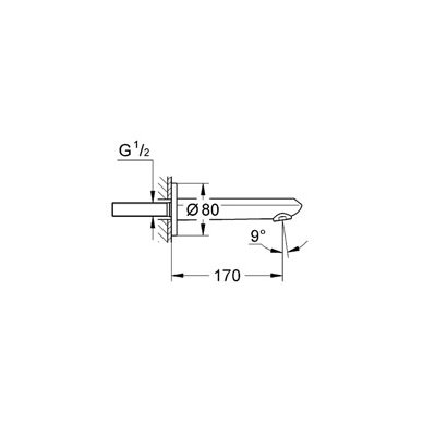 Grohe potinkinis snapas Eurodisc Cosmopolitan 2