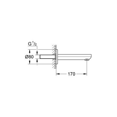 Grohe potinkinis snapas Eurosmart Cosmopolitan 2