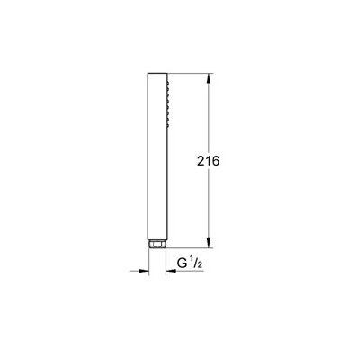 Grohe rankinė dušo galva Euphoria Cube Stick 2