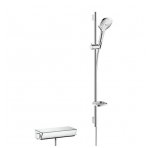 Hansgrohe dušo komplektas su termostatiniu maišytuvu Ecostat Select Combi 90 cm & Raindance Select E 120 3jet