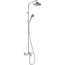 Hansgrohe dušo komplektas su termostatiniu maišytuvu Vernis Blend Showerpipe 200 1jet