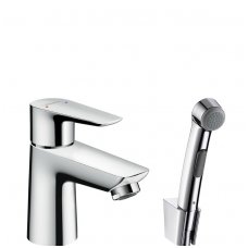 Hansgrohe maišytuvas praustuvui su dušeliu ir ventiliu Talis E 71729000