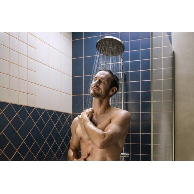 Hansgrohe dušo komplektas su termostatiniu maišytuvu Activera S Showerpipe 240 1jet 2