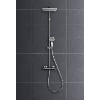 Hansgrohe dušo komplektas su termostatiniu maišytuvu Vernis Shape Showerpipe 230 1jet 4