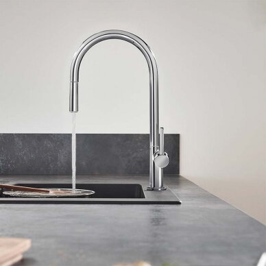 Hansgrohe maišytuvas plautuvei su ištraukiama žarna Talis M54 210 2